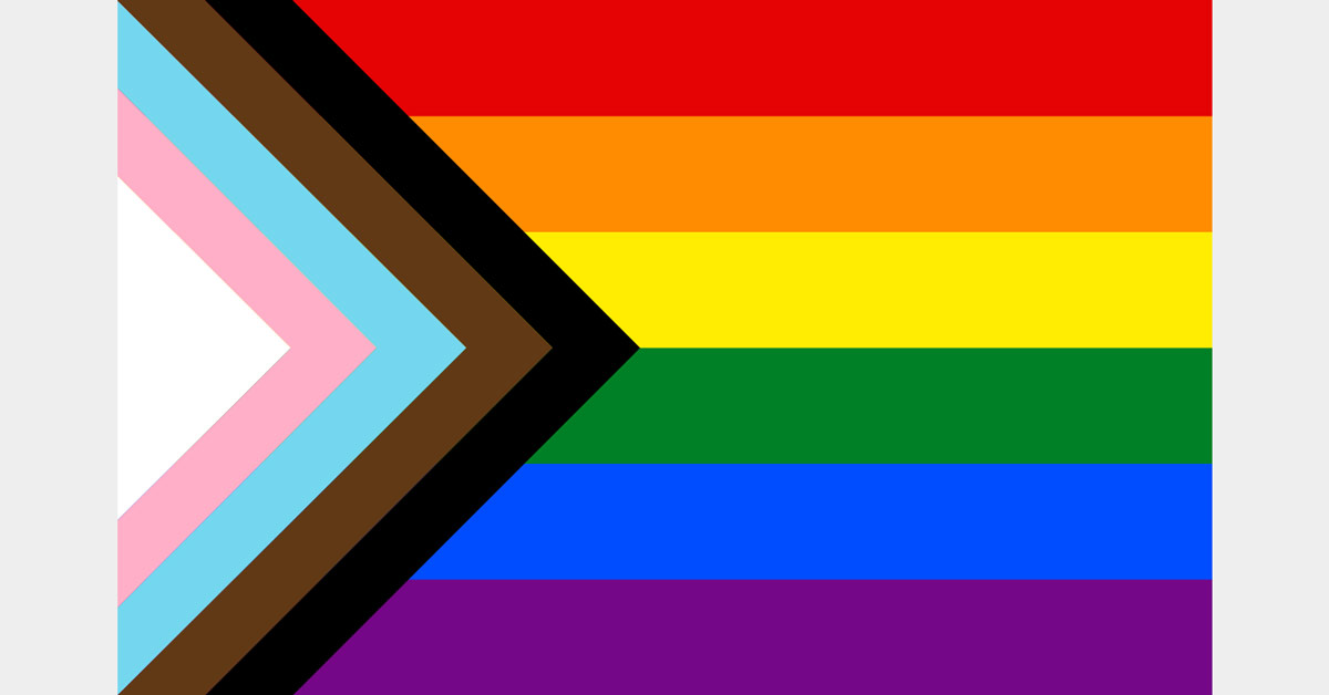 LQBTQ Progress Flag