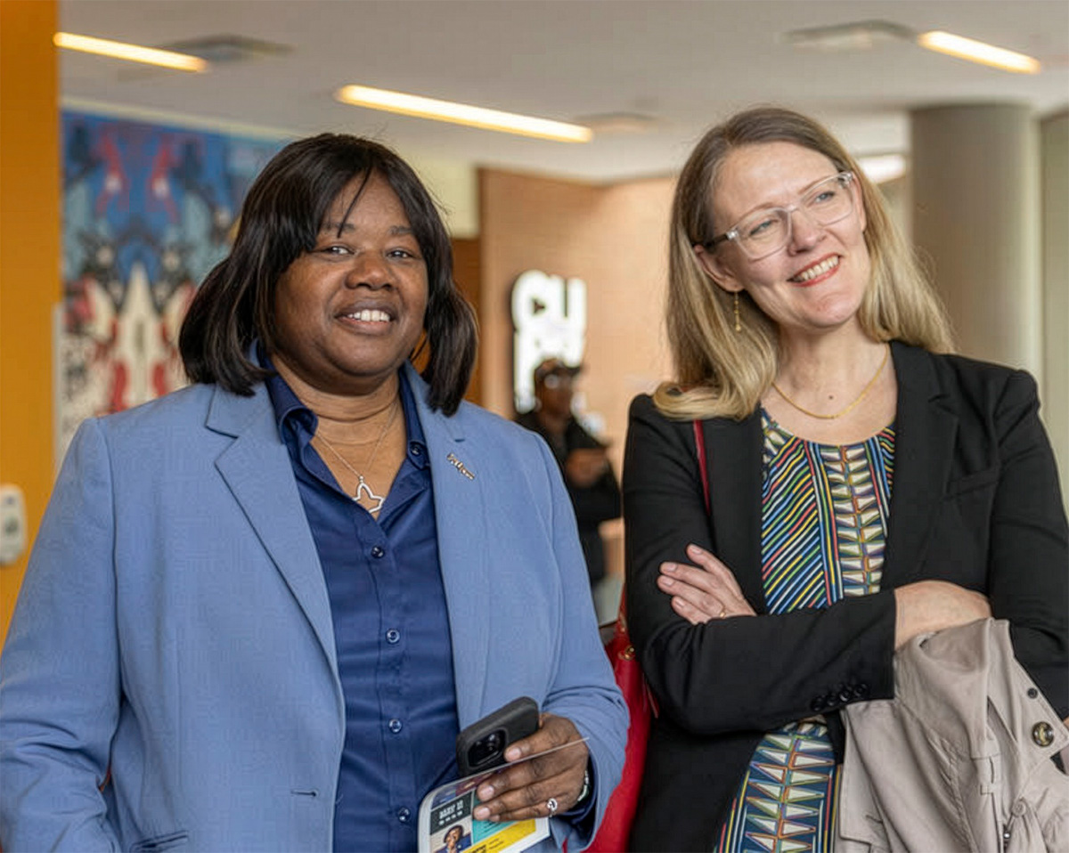 Deputy Borough President and Reverend Kim Council and Brooklyn College President Michelle J. Anderson at SEEK Day.
