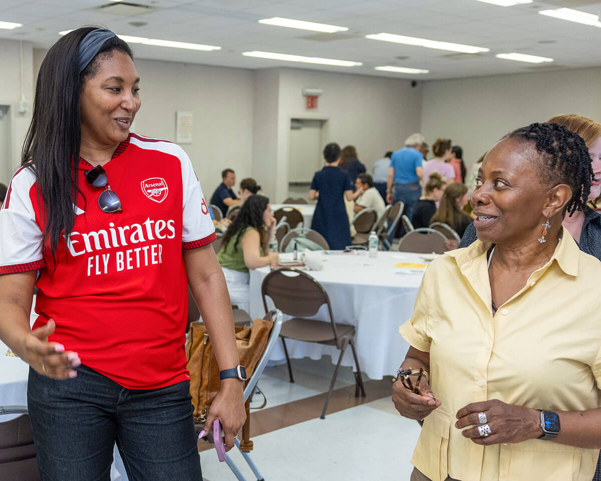 Aleah Ranjitsingh, Assistant Professor Africana Studies; and Dale Byam, Associate Professor of Africana Studies.