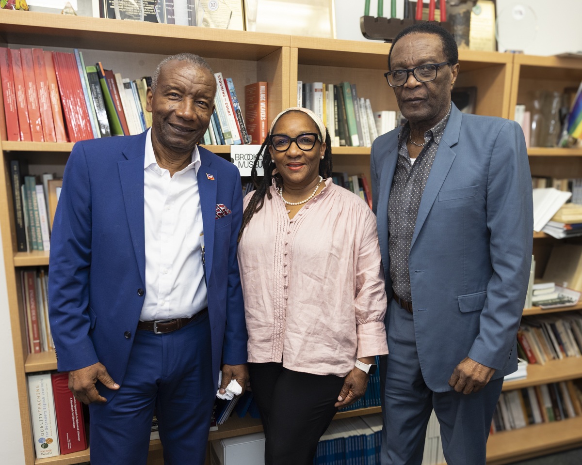 (Left to right) Gerald “Geto” Jean, Marie Lily Cerat, and Fritz André.