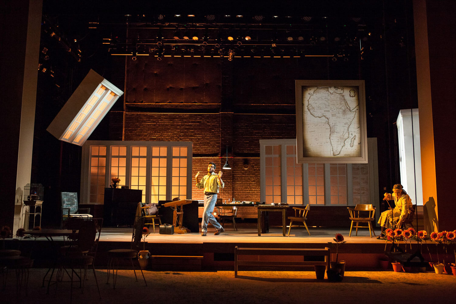 Anton Chekov’s classic Uncle Vanya at the Don Buchwald Theater in the Leonard and Claire Tow Center for the Performing Arts, November 2018. Credit: Craig Stokle