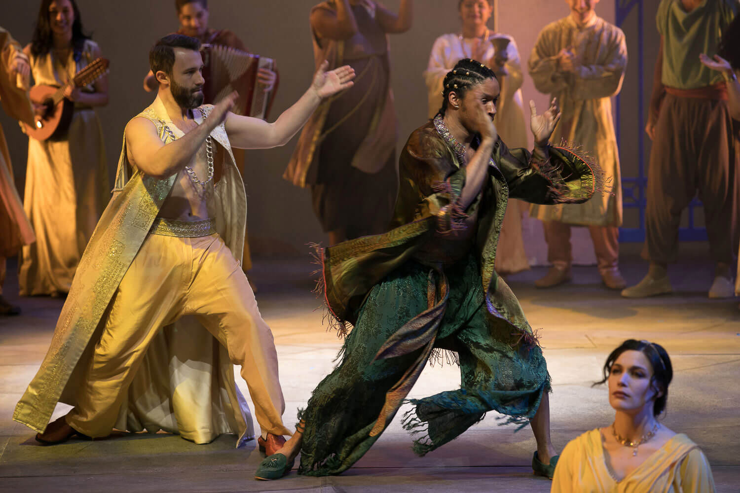 William Shakespeare’s A Winter’s Tale at the Don Buchwald Theater in February 2020 was one of the last live performances at Brooklyn College before the pandemic shutdown. Credit: Craig Stokle