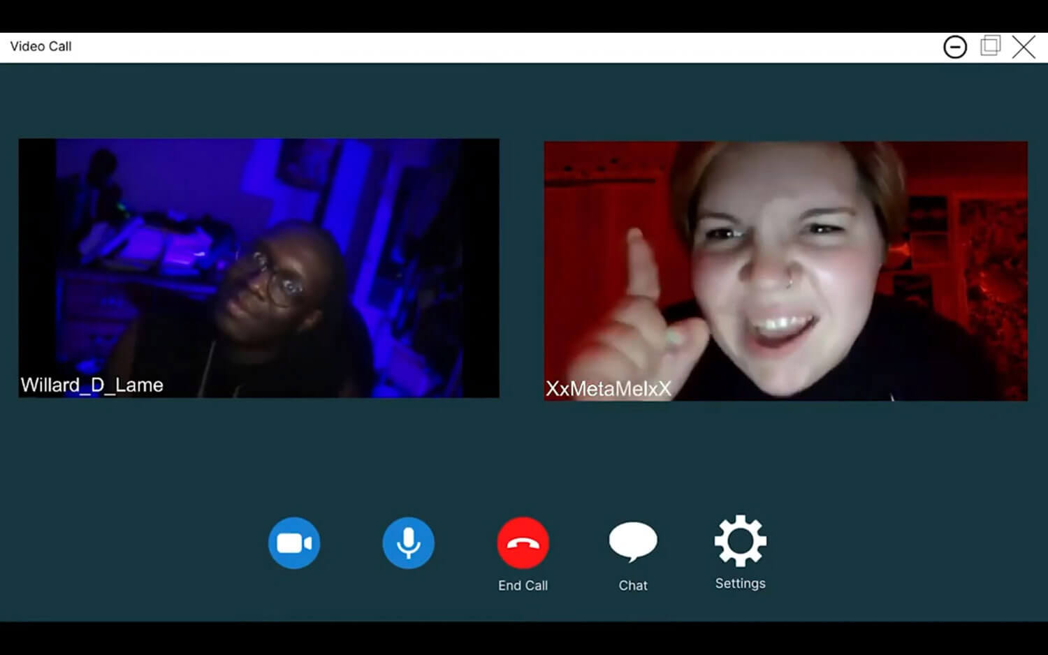 Just a Game by Katie Murphy and directed by Colleen Morgen, part of the Brooklyn College Theater Department’s virtual 10-Minute Play Festival in March 2021. Credit: Craig Stokle