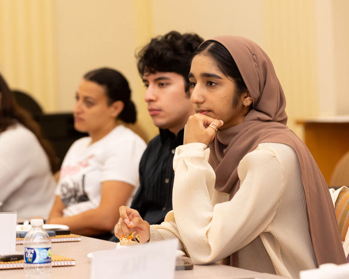 Students at a Magner Career Center Seminar