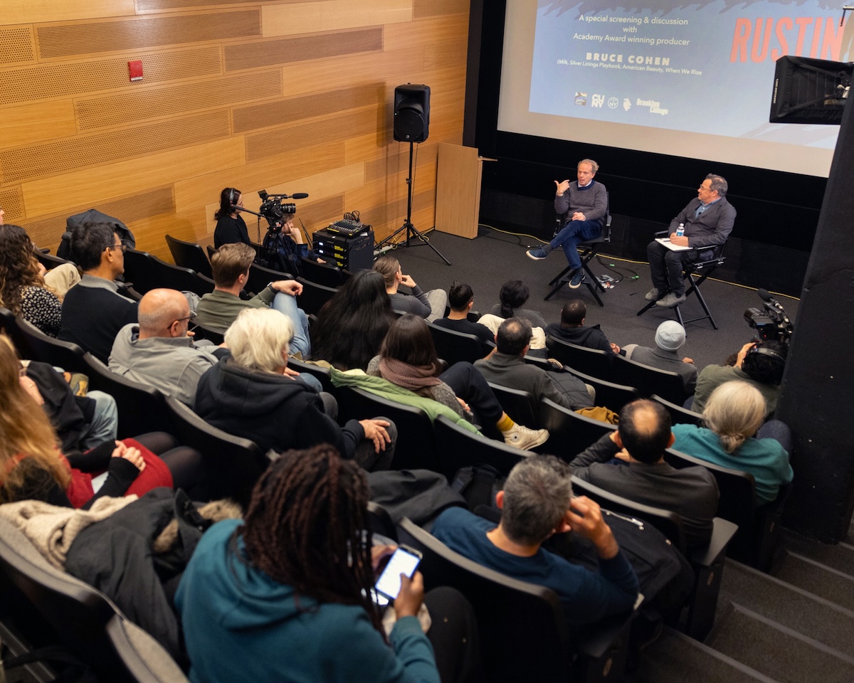 Bruce Cohen at Feirstein School.