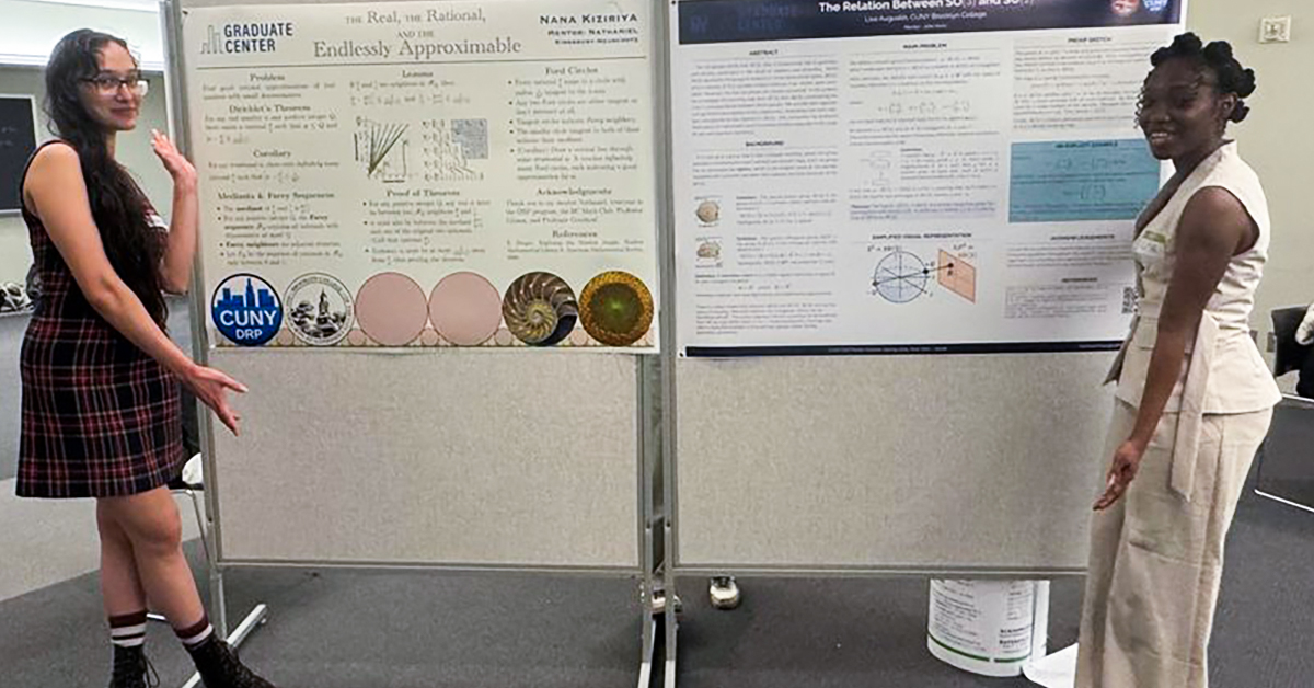 Math Majors Shine at CUNY Directed Reading Program | Brooklyn College