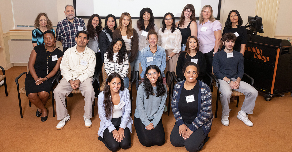 Students, faculty, and staff from the CUNY AuD program enjoyed orientation on August 21. 