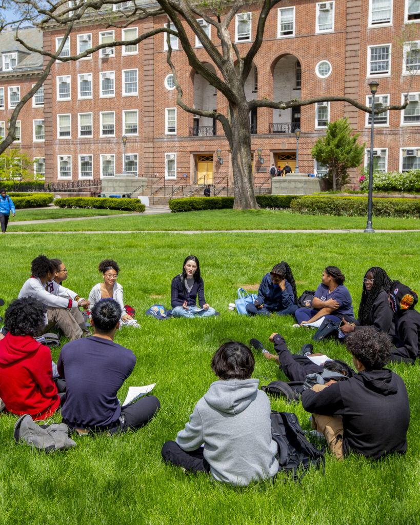 Students on the East Quad